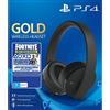 Playstation Sony Gold Black Wireless 7.1 Gaming Headset - Fortnite Neo Versa Bundle Ps4- Playstation 4