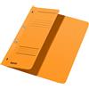 LEITZ Cartelle con occhielli in cartoncino Manilla - f.to A4 - Giallo - 1 Pezzo - 37400015