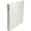 Exacompta - 51388E - 1 Raccoglitore Foderato Polipropilene - 4 Anelli Tondi 25 mm in Terza di Copertina - Dorso 40 mm - F.to Esterno 25.5x32 cm per A4 - Colore Bianco