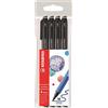 STABILO pointMax - Fineliner Premium - Astuccio da 4 - Nero