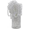 MIJOMA Ghirlanda di perle - Elegante filo di perle, collana di perle e corda decorativa di perle | Stile elegante per decorazioni da tavolo, Natale, Avvento, matrimonio | Perline decorative da 8 mm