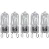 ShuoHui Lampadina alogena G9, dimmerabile, luce bianca calda, 2800 K, 230 V, 28 W, 370 lumen, per applicazioni in forno e microonde, 300 °C, resistente al calore (5)