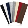Tumurup Fascia Capelli Donna Uomo 8 Pezzi Nera Fasce per Capelli Donna Elastico Capelli Sport Fascette Capelli Antiscivolo Headband Moda Accessori per Palestra Skincare Spa Trucco Running Yoga Tennis