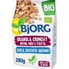 BJORG Granola Crunchy Avena Integrale con Noci e Frutta Bio, Cereali da Colazione Biologici, Senza Zuccheri Aggiunti, Ricchi di Fibre, per Vegani e Vegetariani, 280g