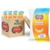 PATATINE PATA PATA | Palline di Mais al Formaggio, Senza Glutine, con Olio di Semi di Girasole Alto Oleico, Non Fritti, 18x50g