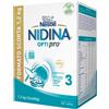 Nidina Optipro 3 Polvere 2 Pezzi Da 600 G Latte Per La Crescita