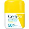 CERAVE FLUIDO PROTEZIONE SOLARE IDRATANTE INVISIBILE SPF50 FLUIDO VISO 50 ML CON FILTRI UVA/UVB, 3 CERAMIDI, TECNOLOGIA MVE E VITAMINA E