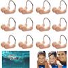 Forreen Tappanaso per Piscina Adulti Bambina, 12 Pezzi Tappi per Naso in Silicone Professionale Impermeabile Nuoto Naso Clip con Scatola per Allenamento Competizione di Nuoto