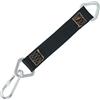 Aoneky Cinghia per sacco da boxe corta e pesante, 24 cm, per boxe e MMA, cinghia da appendere (nero)