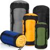 Gulfmew 5 Pezzi 5L/10L/15L/20L/35L Sacchi a Pelo da Campeggio a Compressione Sacco a Pelo Impermeabile Sacco Portaoggetti Salva Spazio per Attrezzatura da Escursionismo