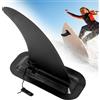 Riisoyu Pinna Tavola da Surf, Universale Rimovibile 9 '' Pinna Tavola da Surf con Base Pinne della Tavola da Surf Rimovibile per Paddleboard Longboard Stand Up Paddleboard Kayak
