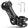 ZIMAOER Attacco Manubrio 25,4 mm × 120 mm - Regolabile in Alluminio, Inclinazione ±60°, Doppia Vite di Serraggio, per MTB, Bici da Strada ed E-Bike con Stelo da 28,6 mm