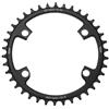 sourcing map 110BCD - Corona per bicicletta, 38 denti, 9/10/11 velocità, diametro 160 mm, rotonda, in alluminio, a denti stretti e larghi, per MTB e bici da strada, colore: nero