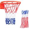 FooYee 2 reti da basket professionali, rete di ricambio per cesti standard Ø 45 cm, per 12 passanti, in nylon resistente alle intemperie, rete per canestro da basket per tutte le stagioni interni/esterni