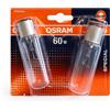 OSRAM 60W 230V B22d - SPC. T29/94 Clear 60 (Blister da 2 pz.)