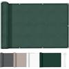 HENG FENG Frangivista Balcone 70x500cm per Protezione Privacy, Verde