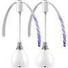 TMACTIME Repellente per Mosche, 2 x Repellente Zanzare Ventilatore Portatile Conveniente da Piegare e Appendere con Interruttore USB Ventola Anti Insetti con Batteria | All'aperto, Picnic (Bianco)