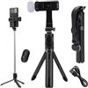 Generico Treppiede Smartphone per TikTok e Video - Supporto Regolabile con Telecomando Bluetooth, Ideale per Creator, Streaming, Selfie e Reels - 15-100 cm - Per iPhone, Android e ActionCam - CABO UNIVERSE