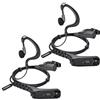 HYSHIKRA Auricolare con Microfono Auricolare multipin Compatibile con Motorola DP3400 DP4400 DP4800 DGP4150 XiR-P8200 Xpr-6300 Radio bidirezionale (Forma G, 2)