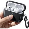 JETech Cover Magnetica per AirPods Pro 3, Nero