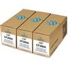 duston 3x toner nero CF280A, 80A compatibile con HP LaserJet Pro 400 M401 M425