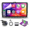 Rimoody 8 Core 6G+128G 9 Android 15 Autoradio per VW Golf 5 Golf 6 Polo Tiguan Touran Passat Caddy T5 Trasporter Skoda Seat Carplay Wireless Android Auto Mirror Link Bluetooth FM/RDS/EQ/DSP WiFi GPS SWC