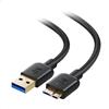 Cable Matters Cavo Micro USB 3.0 (Cavo USB a Micro B USB) Colore Nero 3 metri.