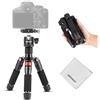 NEEWER Mini Treppiede da Tavolo, Cavalletto da Viaggio Portatile in Lega Alluminio da 50cm, Testa a Sfera 360°, Piastra QR da 1/4 per Fotocamera DSLR Videocamera Riprese Video, Max 5kg, Panno Pulizia