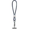 RhinoShield Waterproof And Durable TPU Wrist Phone Lanyard | Easy to Adjust, Charm, Durable Strap (Landyard Card Included) - Navy Blue