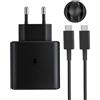 KAIMENGLONG Caricatore Rapido USB C da 45W, Super Veloce Alimentatore con 2 m 5 A Cavo USB C per Samsung Galaxy S25/S24/S23/S22/S21 Ultra/S25+ S24+ S20FE/Note 10/20/A55/A54, Tab S10/S9/S8/S7, MacBook Pro 13