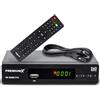 Premium X PremiumX Ricevitore satellitare HD 520SE FTA Digital SAT TV Receiver DVB-S2 FullHD HDMI SCART USB lettore multimediale, Astra Hotbird preprogrammato