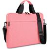 MicaYoung 15 Borsa a tracolla per laptop da 15,6 pollici Uomo Donna, Custodia per il trasporto sottile impermeabile Borsa portatile per Acer/Asus/Dell/HP, Rosa