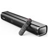 MEVOSTO Soundbar TV con Subwoofer Integrato, 2.1ch Soundbar PC Mini, 60W Casse TV Sound Bar Compatta, Home Theater con USB Digital Audio/BT5.4/Ottico/AUX, Voice Enhance 3 EQ, Montaggio a Parete