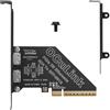 GINTOOYUN Scheda di espansione PCIe X4 4.0 Oculink SFF8611 & 8612 Scheda grafica esterna USB SSD esterna
