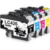 Miss Deer LC426 Cartucce d'inchiostro Compatibile Brother LC426 LC426XL per Brother MFC-J4335DW MFC-J4340DW MFC-J4535DW MFC-J4540DW J4335 J4340 MFCJ4535 MFCJ4540 (1Nero 1Ciano 1Magenta 1Giallo)