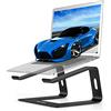 BoYata Supporto PC Portatile, Supporto per Laptop Ventilato Portatile in Alluminio, Supporto per Notebook Compatibile con 10-15,6 Pollici MacBook Pro/Air, Dell, HP, Samsung, Acer