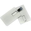 Generico PENDRIVE CHIAVETTA USB 3.0 CARTA CREDITO BANCOMAT 32 64 128 256GB MEMORIA A10 (Argento, 32GB)
