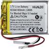 HXJNLDC CC 3.7V 800mAh 603040 Batteria al litio ricaricabile per Marshall MID Major II Major III Major IV Cuffie Bluetooth VDL603040 SR603040