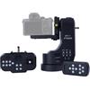 ZTIANFOTO ZIFON PT-5000 - Stabilizzatore video telecomandato, girevole, portata 5 kg, rotazione continua a 360° per fotocamere mirrorless e registrazioni video telefoniche.