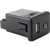 Hoite Connettore per presa di ricarica USB AUX per auto 13599456 adatto per Vauxhall Insignia A 2014-2017 Astra K Mk7 2016