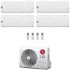 LG CONDIZIONATORE LG QUADRI SPLIT LIBERO SMART 7000+7000+7000+7000 BTU WIFI INVERTER MU4R27.U24 A++