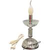 Or Illuminazione Venezia Lampada in vetro di murano in stile classico nella colorazione trasparente e argento 1XE14 403/LCR