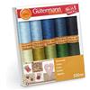 Gütermann Gutermann Set di filo: Natural Cotton C. N. 50: 10 x 100 m: Colour Assortment 5