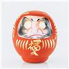 Yoshida Daruma Daruma - Amuleto giapponese, 12 cm, in cartapesta, misura 2