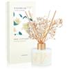 YISOWUH diffusore di oli essenziali-profumatore per ambienti-diffusore profumo ambiente, 1 Pack 150ml Gelsomino Bianco con 8 bastoni Profumo di lunga durata per la casa, il bagno