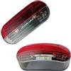 Generic 2 Luci di Posizione Laterali a LED, Luci di Posizione, Luci di Delimitazione, Rosse, Bianche, Set, Sinistra, Destra per Auto, Camion, Roulotte, Camper, 12 V 24 V Omologazione E
