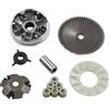TRKIMAL Kit variatore completo per motore Gy6 50cc/80cc 139QMB/147QMD, ruote motrici Assy Performance con rulli da 8,5 grammi, frizione anteriore CVT per scooter, ATV e Gokart