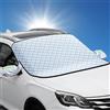 Larilotte Copertura Parabrezza Auto,Telo Antigelo per Parabrezza, Copriauto per Anteriore Specchietto Laterale, Antineve, Antipolvere, Antighiaccio, Anti-UV, 160x116cm per Maggior Parte dei Veicoli