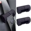 VBGURR 2 pezzi di coperture per fibbie delle cinture di sicurezza auto, clip per cinture di sicurezza in silicone antigraffio per furgone, camion, SUV, protezione contro l'usura, accessori auto robusti