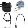 Ausla Carburatore per PW50, Kit Completo con Filtro Aria Cavo Acceleratore e Cavo Choke per Moto Zinger Accessorio
